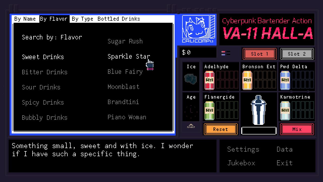VA-11 HALL-A 截图