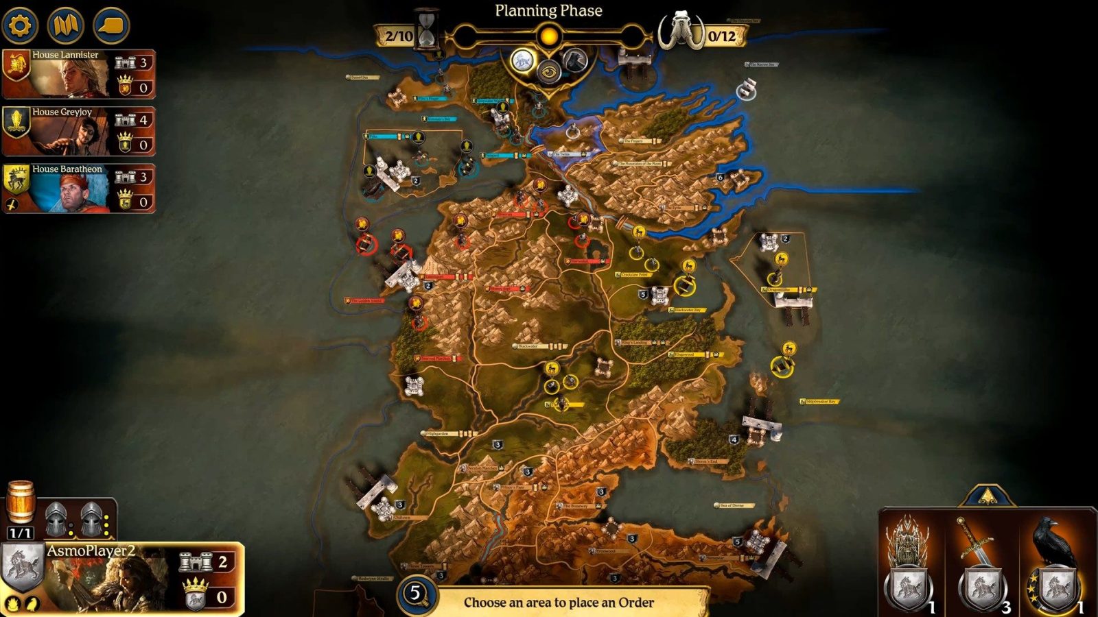 A Game of Thrones: The Board Game 截图