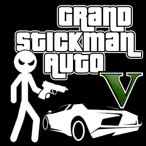 《Grand Stickman Auto V》v1.8 手机完整版！在一座巨大城市中探索并执行各种任务的动作游戏，开发商为 Best Stickman Games-山海之花 - 宝藏星球屋
