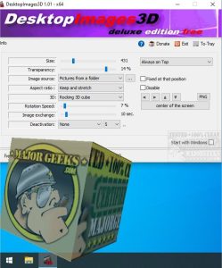 DesktopImages3D 桌面3D图片工具：以立体相框重塑桌面图片展示体验-山海之花 - 宝藏星球屋