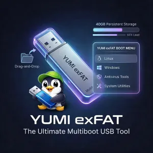 YUMI exFAT 多系统启动盘制作工具：整合ISO镜像打造多功能维护U盘-山海之花 - 宝藏星球屋