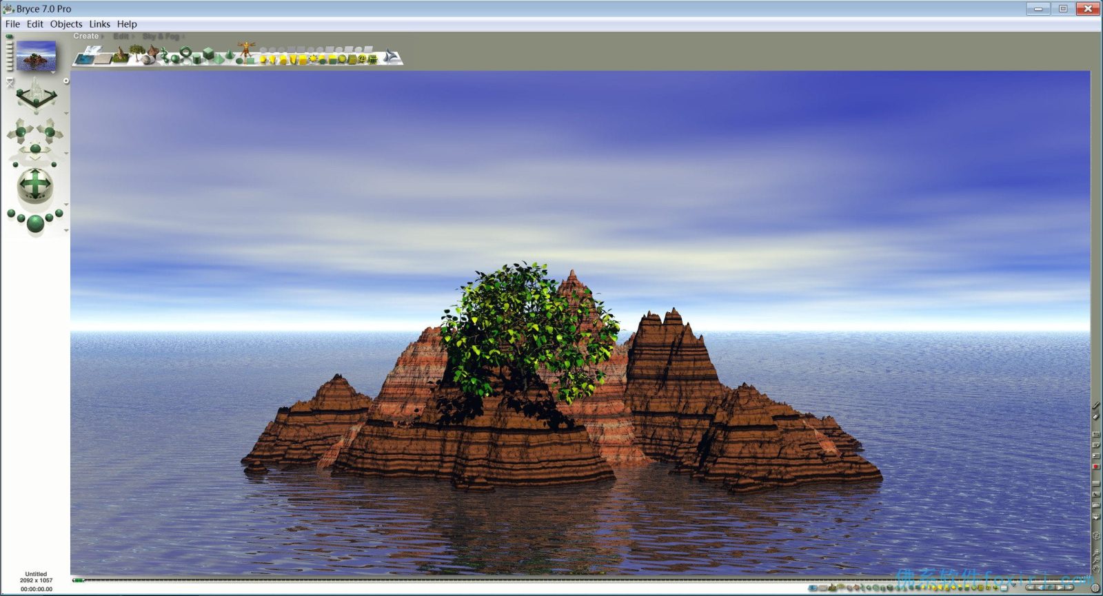 DAZ 3D Bryce Pro 软件截图2