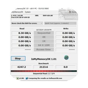 IsMyMemoryOK 内存检测工具：快速排查电脑内存故障的实用小工具-山海之花 - 宝藏星球屋