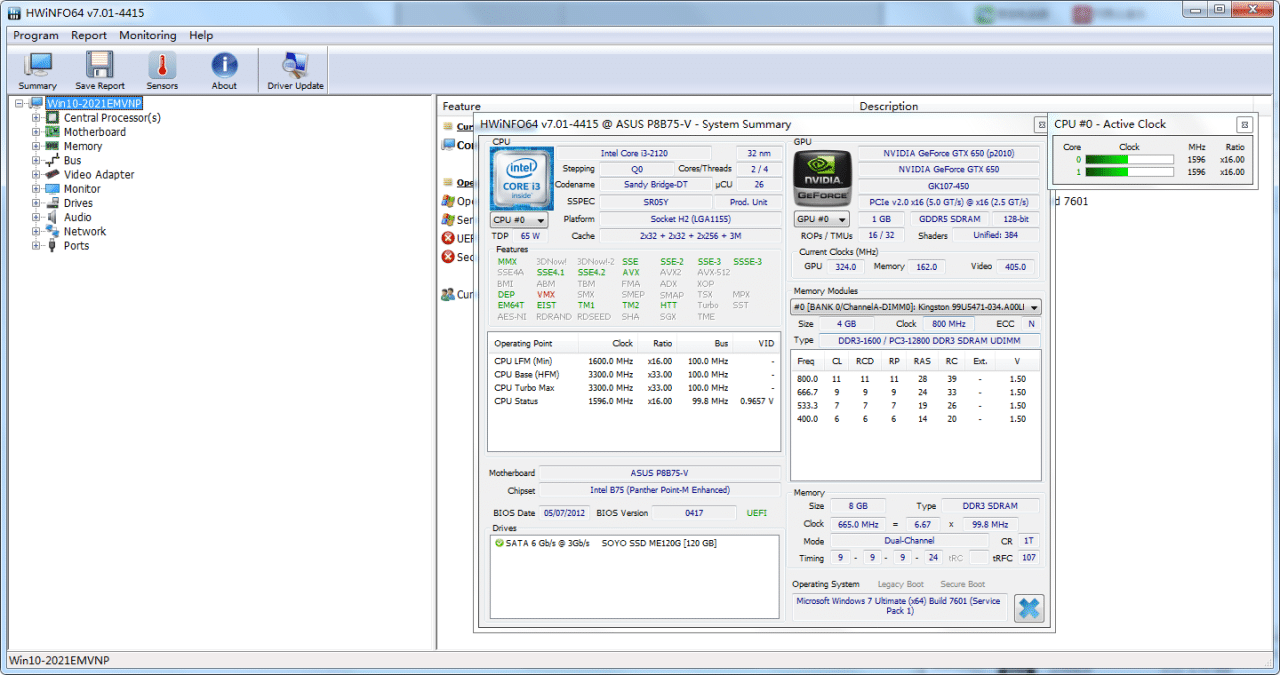 HWiNFO v8.54.6090.0电脑硬件检测工具截图