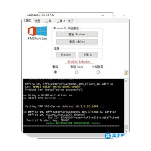 KMSAuto Lite 轻量激活工具：快速处理 Windows 与 Offic-山海之花 - 宝藏星球屋