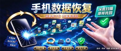 手机数据恢复工具 iMobie DroidKit v2.3.3 深度检测识别找回误删的图片、视频、音频、通讯录-山海之花 - 宝藏星球屋