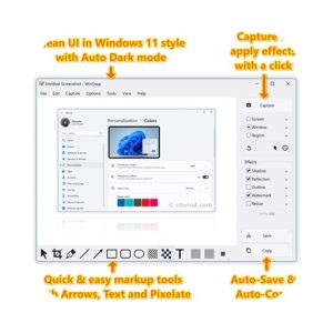 WinSnap 6.3.1 绿色便携版提供窗口截图与图像编辑功能，解决复杂界面捕捉与图片后期处理需求-山海之花 - 宝藏星球屋