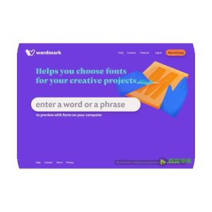 WordMark 49 字体预览与比较工具，输入文本即可在已安装字体中快速筛选匹配-山海之花 - 宝藏星球屋