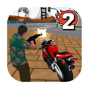 《維加斯犯罪模擬器 2》v3.3.8 手机MOD版！在无强制目标的城市沙盒中，自由驾车、持枪闹事并躲避通缉的犯罪模拟体验-山海之花 - 宝藏星球屋