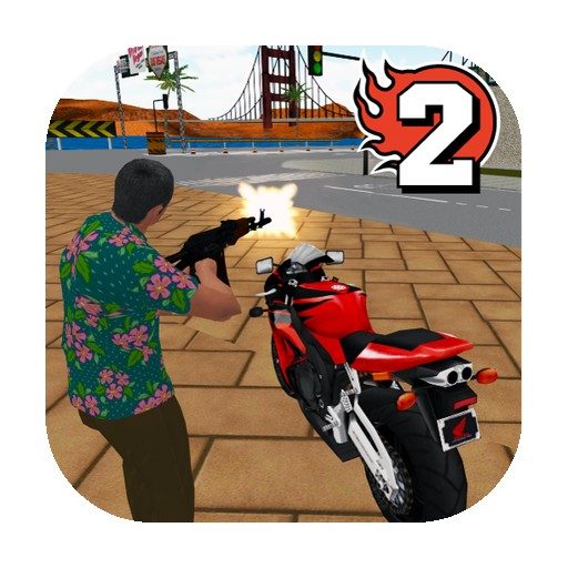 《維加斯犯罪模擬器 2》v3.3.8 手机MOD版！在无强制目标的城市沙盒中，自由驾车、持枪闹事并躲避通缉的犯罪模拟体验-山海之花 - 宝藏星球屋