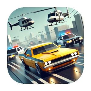 《鲁莽逃亡2：终极警匪逃脱》v2.35.4 手机完整版！驾驶赃车在警车围堵中边撞边逃，坚持越久警力越强，金币解锁更多车辆