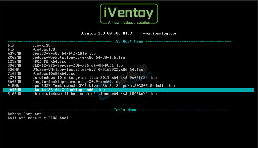 iVentoy v1.0.46 极简的网络装机神器截图