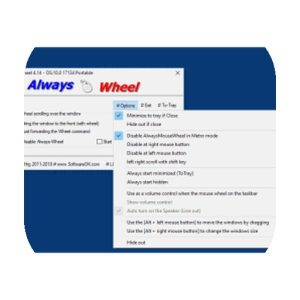 AlwaysMouseWheel 鼠标滚轮增强：让滚轮操作任意后台窗口-山海之花 - 宝藏星球屋