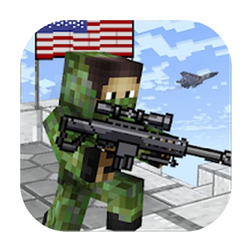 《American Block Sniper Survival》v1.138 手机完整版！无内购的方块风格狙击射击游戏，拾取武器消灭波次敌人，适合短时快节奏战斗-山海之花 - 宝藏星球屋