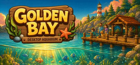 《桌面水族馆》一款海洋主题桌面放置经营游戏。海湾停放在屏幕边缘，培育鱼群珊瑚，接待潜水游客。-山海之花 - 宝藏星球屋