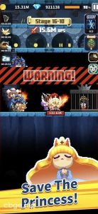 《FrenzyTap&》v2.1.1 手机APK安装包！一款复古像素风点击战斗冒险游戏，核心玩法是疯狂点击屏幕消灭敌人，支持3英雄+同伴+宠物编队闯关，带内置菜单修改金币钻石和游戏速度。-山海之花 - 宝藏星球屋