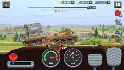 《前线：卡车模拟器》v1.5.2 手机MOD版！一款二战军用卡车运输模拟游戏，核心玩法是押运医疗用品和弹药穿越战区，支持驾驶多款美军经典卡车，带无限燃料和无限金钱，任务制流程强调路线规划与陡坡操控。-山海之花 - 宝藏星球屋