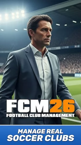 《足球俱乐部管理 2026（FCM26)》v1.1.7 手机MOD版！完整足球俱乐部管理链，覆盖转会、训练、财务与青训，赛季制循环玩法，无内购干扰的纯经营体验-山海之花 - 宝藏星球屋