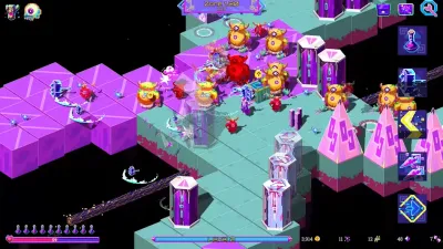 《霓虹魔咒风暴》v1.2.1 手机MOD版！自动跑酷加三选一法术强化，每局三分钟出构筑结果，无体力限制可无限重开-山海之花 - 宝藏星球屋