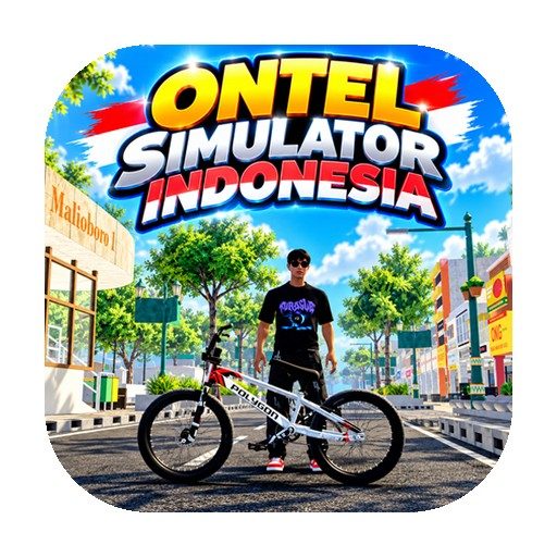 《Ontel Simulator Indonesia》v1.0.5 手机完整版！开放街区自由骑行，收集金币改装BMX自行车外观的休闲模拟游戏-山海之花 - 宝藏星球屋