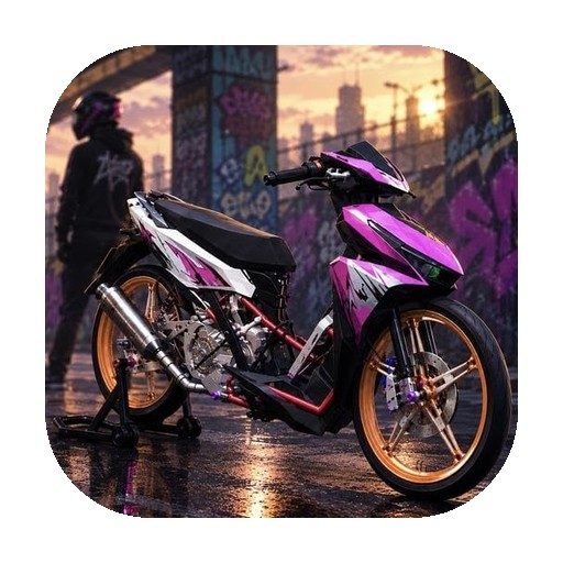 《Drag Bike 201m Sunmori》v2.7 手机完整版！基于印尼街头文化打造的201米短程直线加速摩托竞速手游，包含Sunmori等多种比赛模式与无限金币-山海之花 - 宝藏星球屋