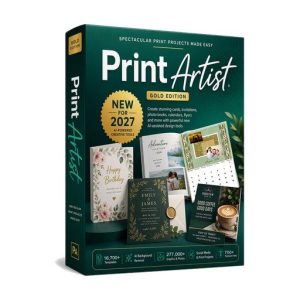 Print Artist Gold 创建精彩印刷项目，轻松设计并输出贺卡、海报、证书及个性化印刷品。-山海之花 - 宝藏星球屋