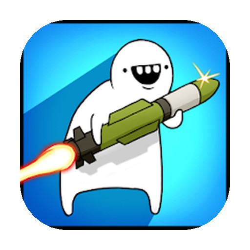 《Missile Dude RPG》v107.0 手机完整版！手动火箭筒弹道瞄准＋波次生存刷宝，RPG数值成长驱动反复挑战，操作简单但目标明确-山海之花 - 宝藏星球屋