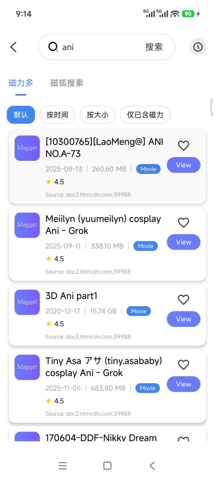 磁力播 v3.0 磁力资源在线播放器！在线解析、播放 截图