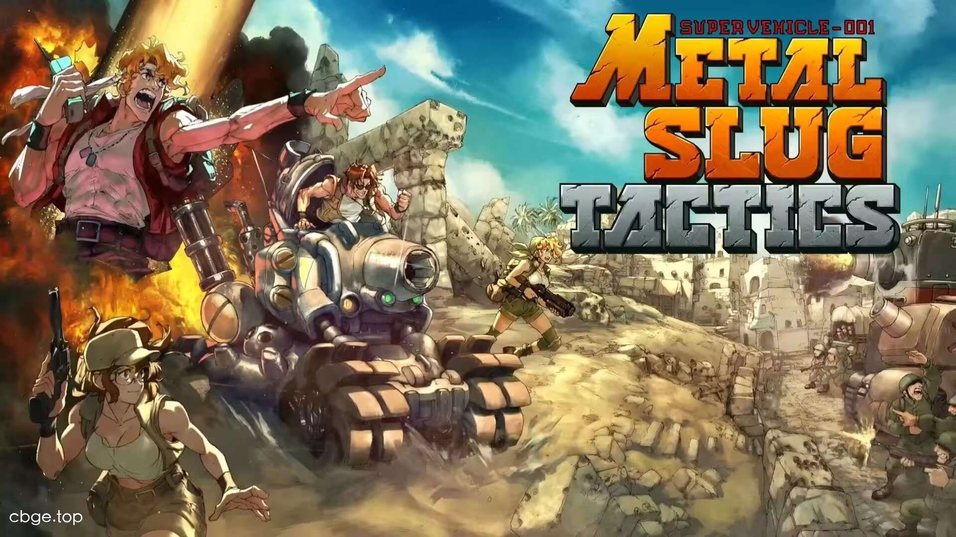 《合金弹头：战略版》v1.0.152 手机完整版已更新！一款带Roguelite元素的战棋策略游戏，核心玩法是三人小队在网格地图上走位集火，利用同步攻击和多方向背刺判定取胜，支持全角色解锁与无敌秒杀修改功能，Steam移植含中文。-山海之花 - 宝藏星球屋