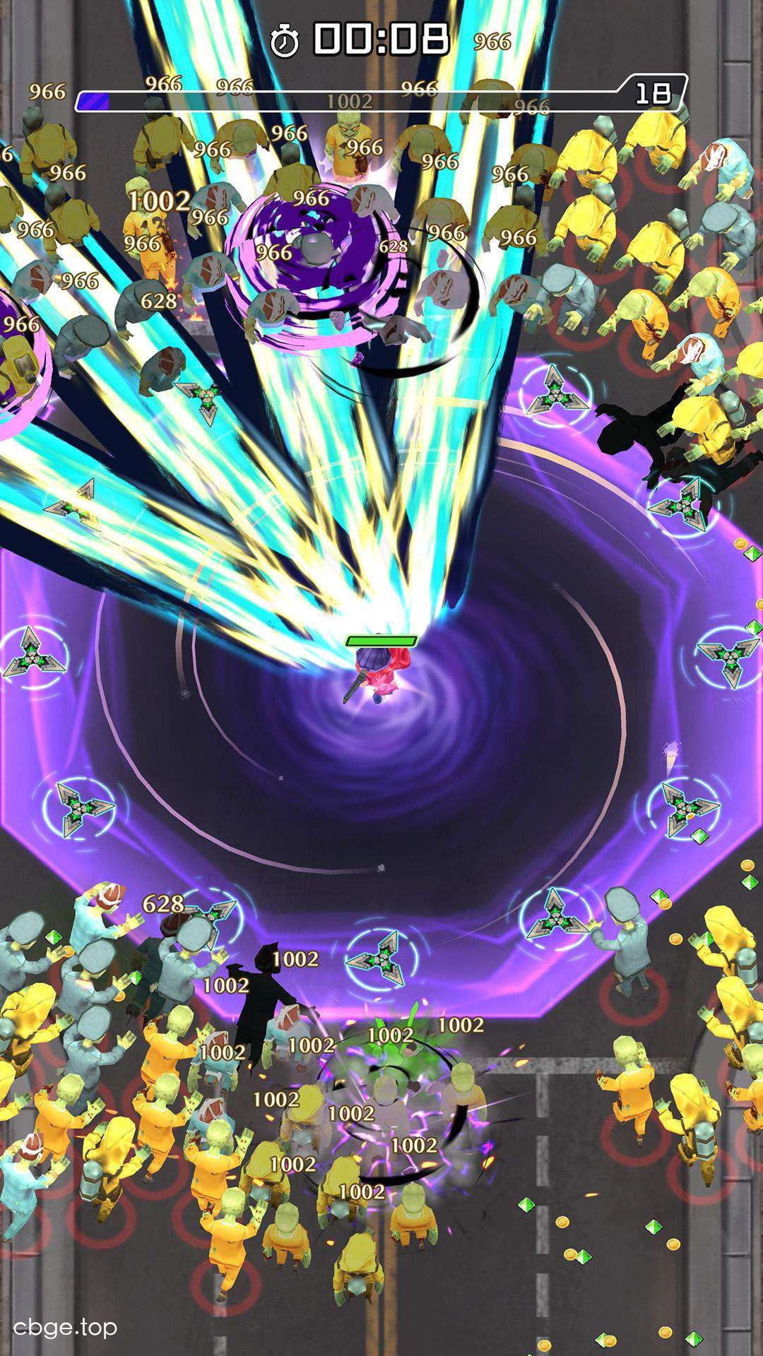 《Zombie Infinity》v1.4.1 手机MOD版！一款僵尸题材生存射击游戏，核心玩法是单手操作探索末日城市，击退大批僵尸收集金币强化装备，支持100多种装备自由组合，带无限体力和免广告特权。