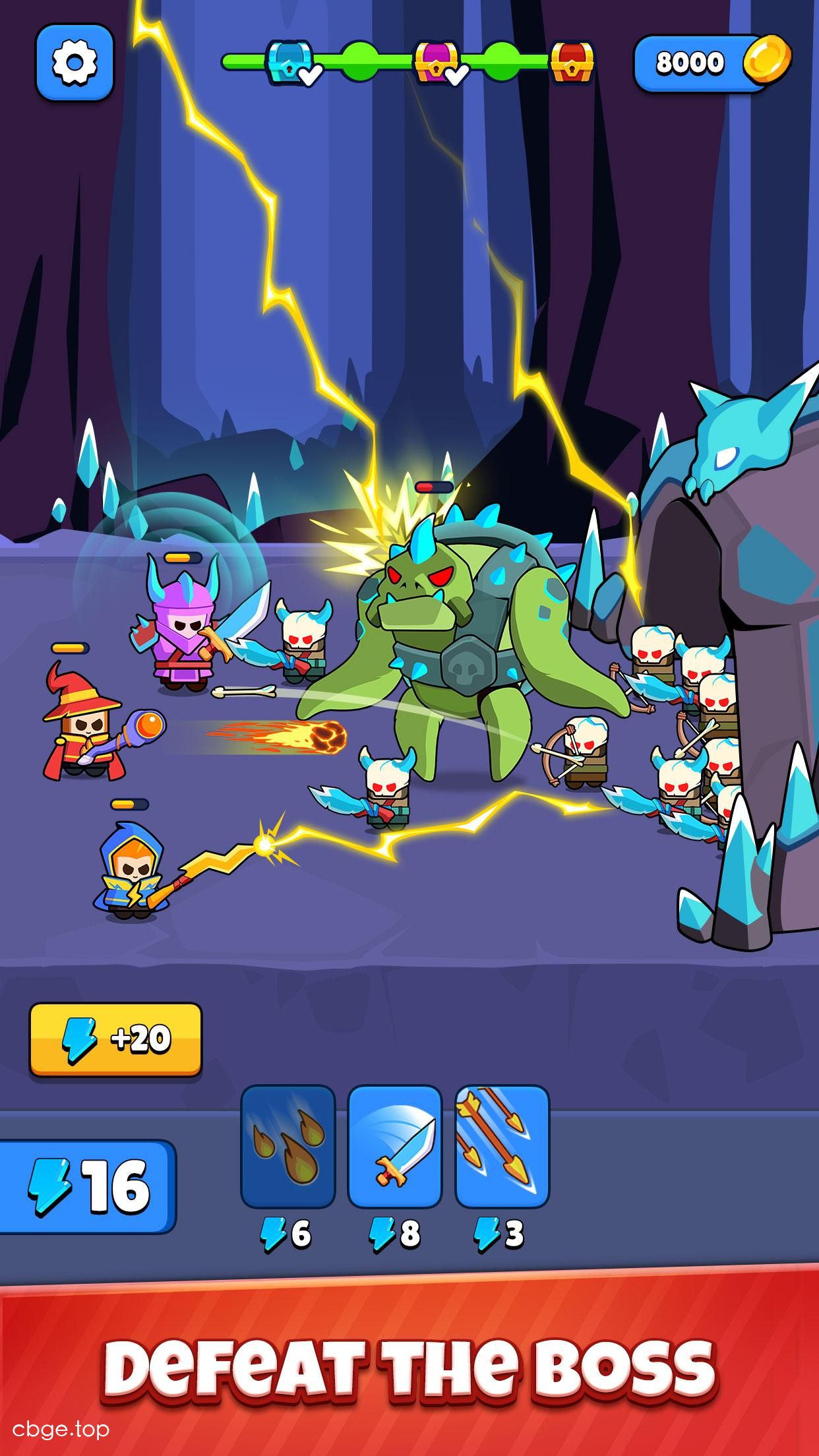 《Mage Heroes》v1.1.3 手机MOD版！一款策略编队魔幻战斗游戏，核心玩法是率领法师、战士和弓箭手组成部队闯关，打击占据区域的黑暗势力，带无限货币修改。-山海之花 - 宝藏星球屋