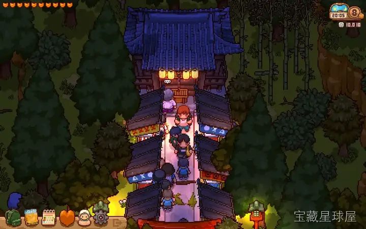 《和风田园慢生活》四季更迭的治愈系像素画卷，从荒宅修缮到社区复兴的慢节奏模拟经营，融合农耕、采集、料理与传统祭典的沉浸式乡村体验-山海之花 - 宝藏星球屋