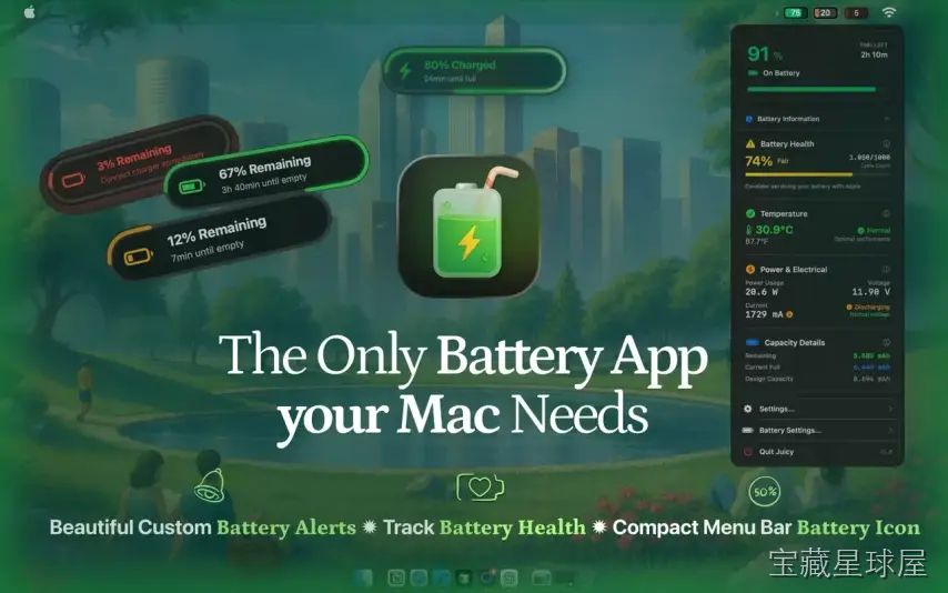 Juicy: Battery Alerts & Health 截图2