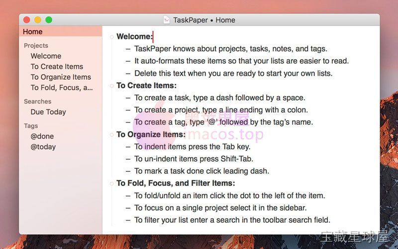 TaskPaper 截图2