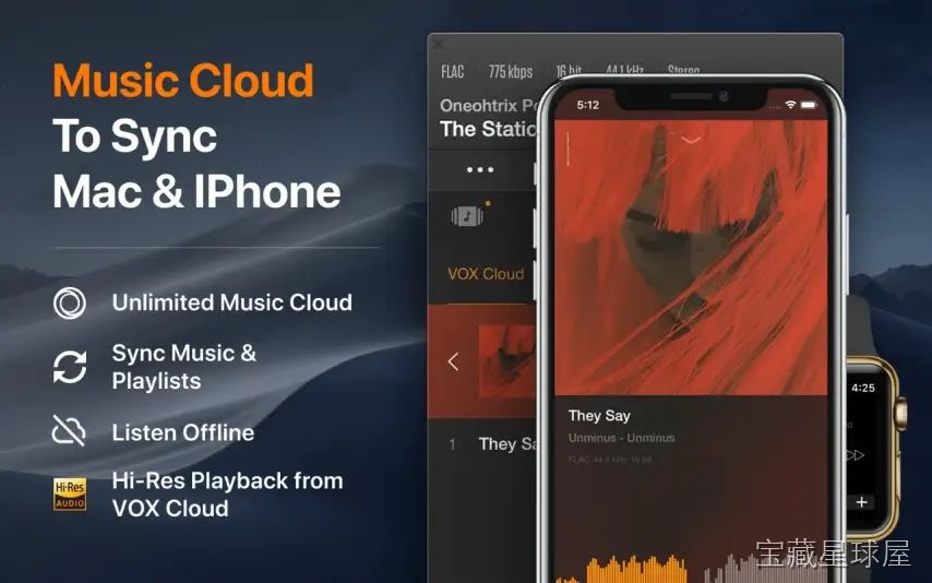 VOX: MP3 & FLAC Music Player 截图1