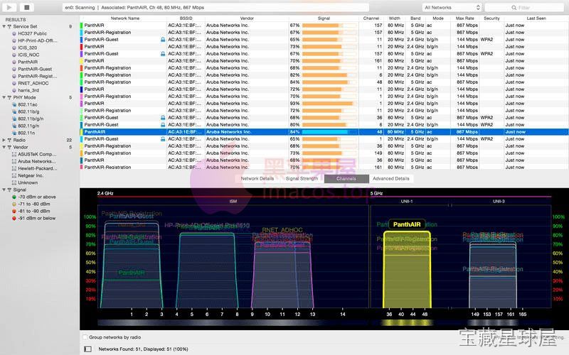WiFi Explorer Pro 截图3