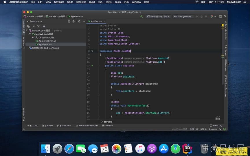 JetBrains Rider 截图