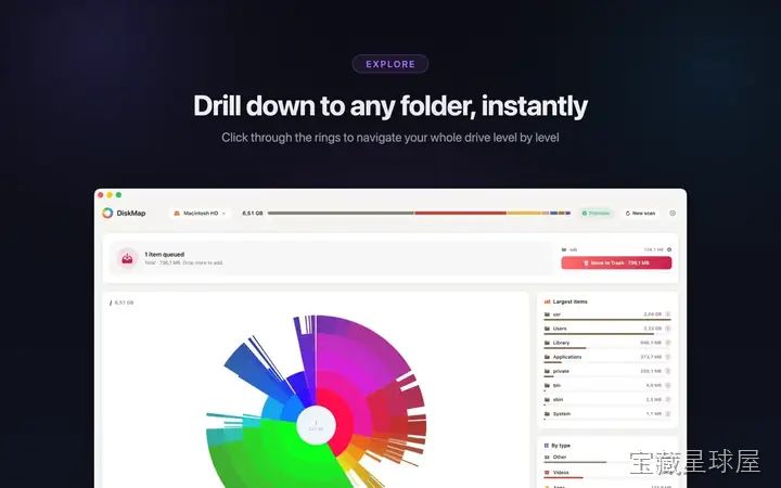 DiskMap Al: Find Large Files 截图3